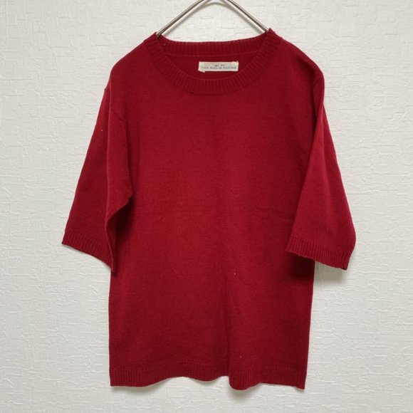 [L] brand name unidentified women's tops knit sweater plain - Picture 1 of 1